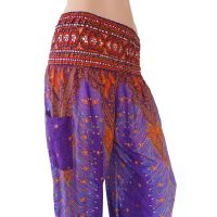 Harembroek Medium Veer paars