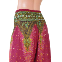 Harembroek Medium Pauw rood