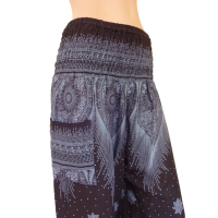 Harembroek -  Medium - Sunset Mono - zwart