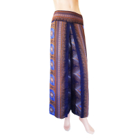 Wikkelbroek L - Sunset - blauw