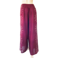 Wikkelbroek L - Fans - bordeaux rood