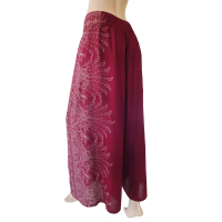 Wikkelbroek L - Fans - bordeaux rood