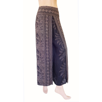 Wikkelbroek M - Fan - donker blauw