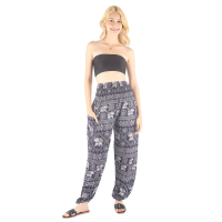 Harembroek Medium Olifantje blauw