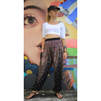 Harembroek - Small - Veer zwart/wit