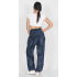 Yoga-Harembroek Medium Mono Mandala blauw