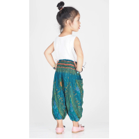 Kinderbroek - 3/4 jaar - Eye turquoise