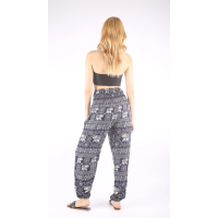 Harembroek Medium Olifantje blauw