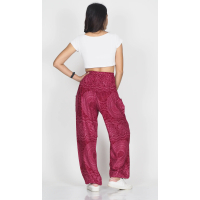 Harembroek Medium Mono Mandala roze