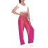 Yoga-Harembroek Large Veer roze