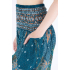 Yoga-Harembroek Small Veer groen/blauw