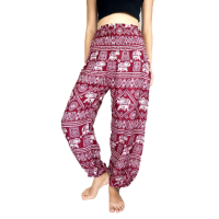 Harembroek XL Olifantje rood