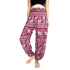Yoga-Harembroek XL Olifantje rood