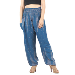 Harembroek Medium Dons blauw