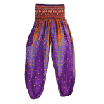 Harembroek Medium Veer paars