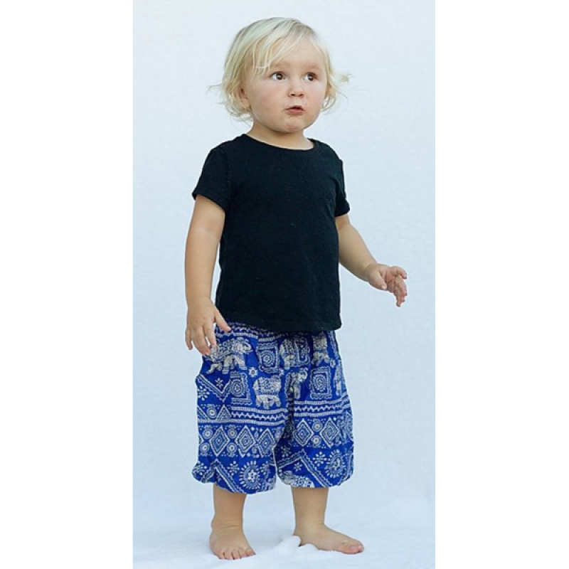 Kinderbroek XS kids Olifantje blauw