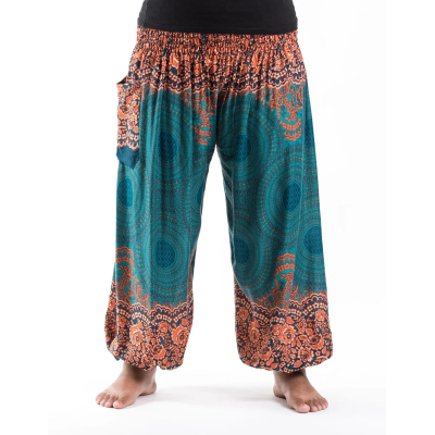 Harembroek XL Mandala turquoise Harembroek XL Mandala turquoise