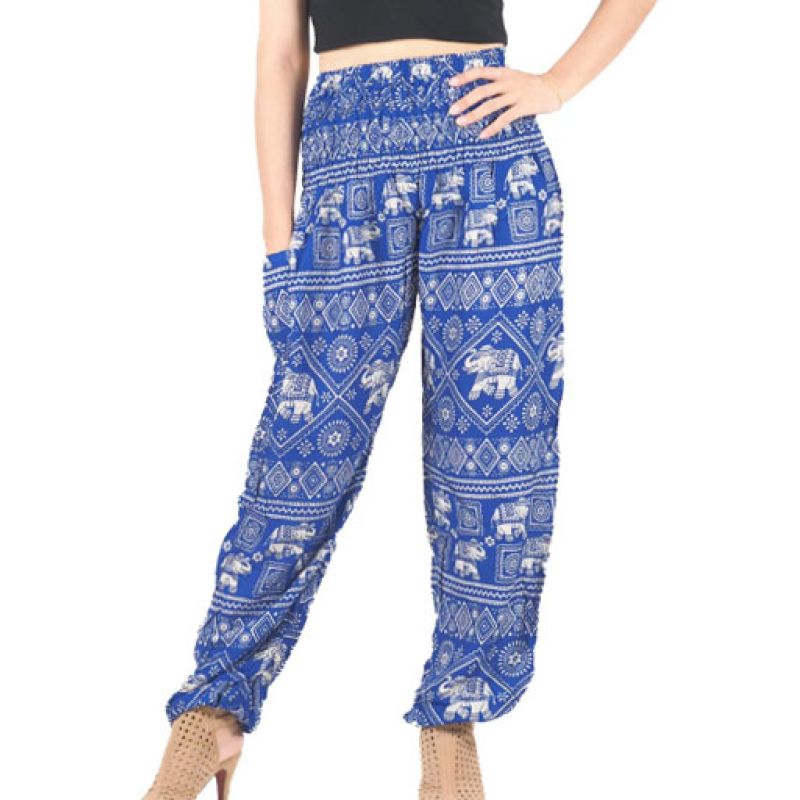 Harembroek Large Olifantje blauw