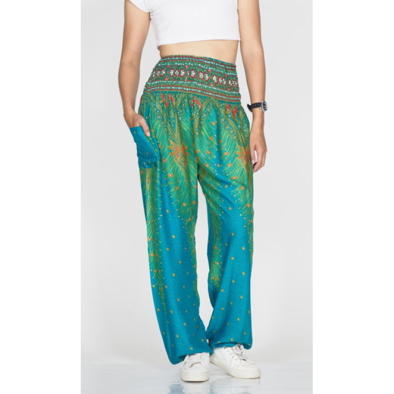 Harembroek Large Veer turquoise