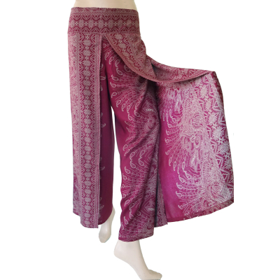 Wikkelbroek M - Fans - bordeaux rood
