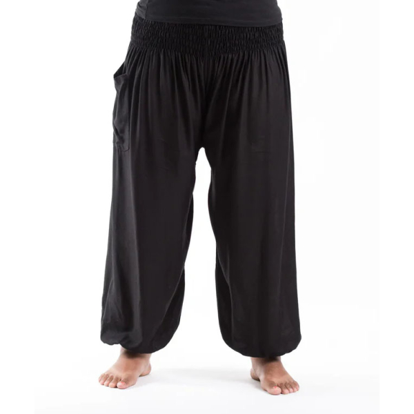 Yoga-Harembroek XL  Effen zwart