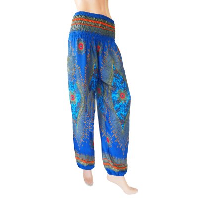 Yoga-Harembroek Large Eye helder blauw