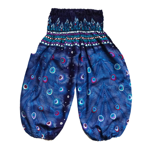Kinderbroek S kids Peacock blauw
