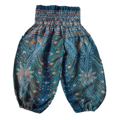 Kinderbroek S kids Peacock groen-blauw Kinderbroek S kids Peacock groen-blauw