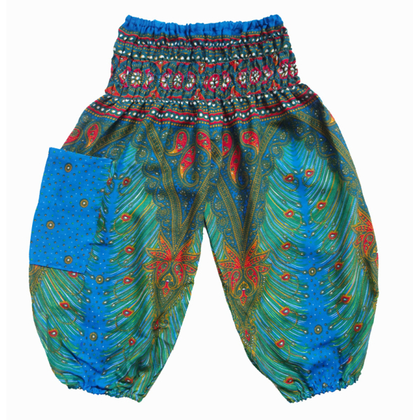 Kinderbroek M kids Peacock licht blauw