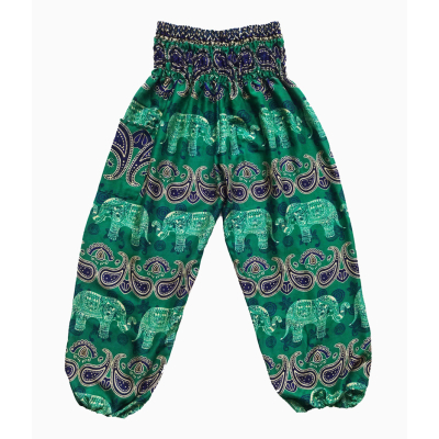 Kinderbroek Youth L Olifant groen