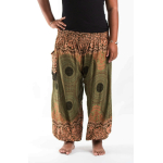 Harembroek XL Mandala groen