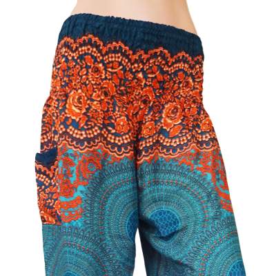 Kinderbroek Youth L Mandala turquoise