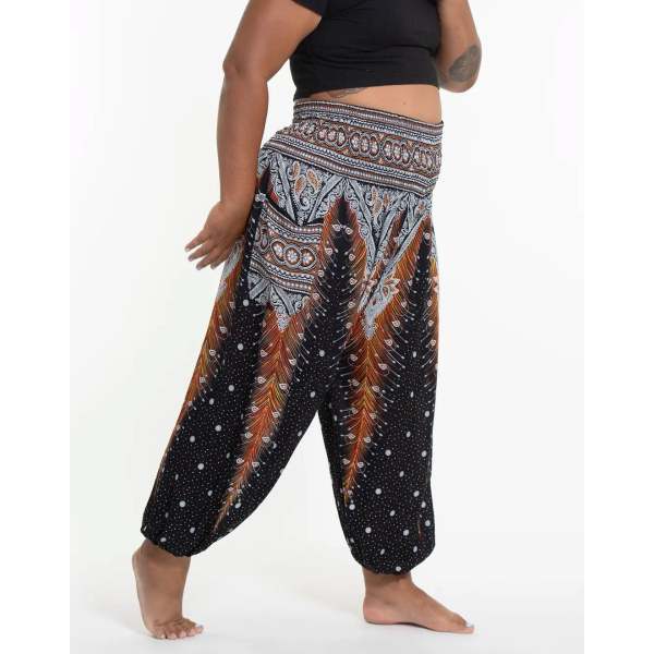 Harembroek XL -  Veer zwart 