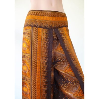 Wikkelbroek L - Sunset - bruin