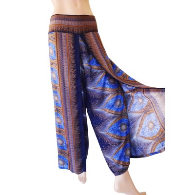 Wikkelbroek L - Sunset - blauw