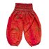 Kinderbroek S - maat 92 - Veer rood