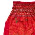 Kinderbroek S - maat 92 - Veer rood