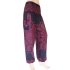 Harembroek Medium Lace zwart/rood