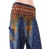 Yoga-Harembroek Medium Pauw blauw