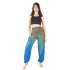 Yoga-Harembroek Small Peacock licht blauw