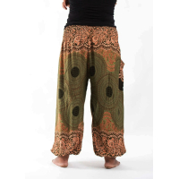 Harembroek XL Mandala groen