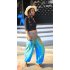 Yoga-Harembroek Small Peacock licht blauw