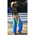 Yoga-Harembroek Small Peacock licht blauw
